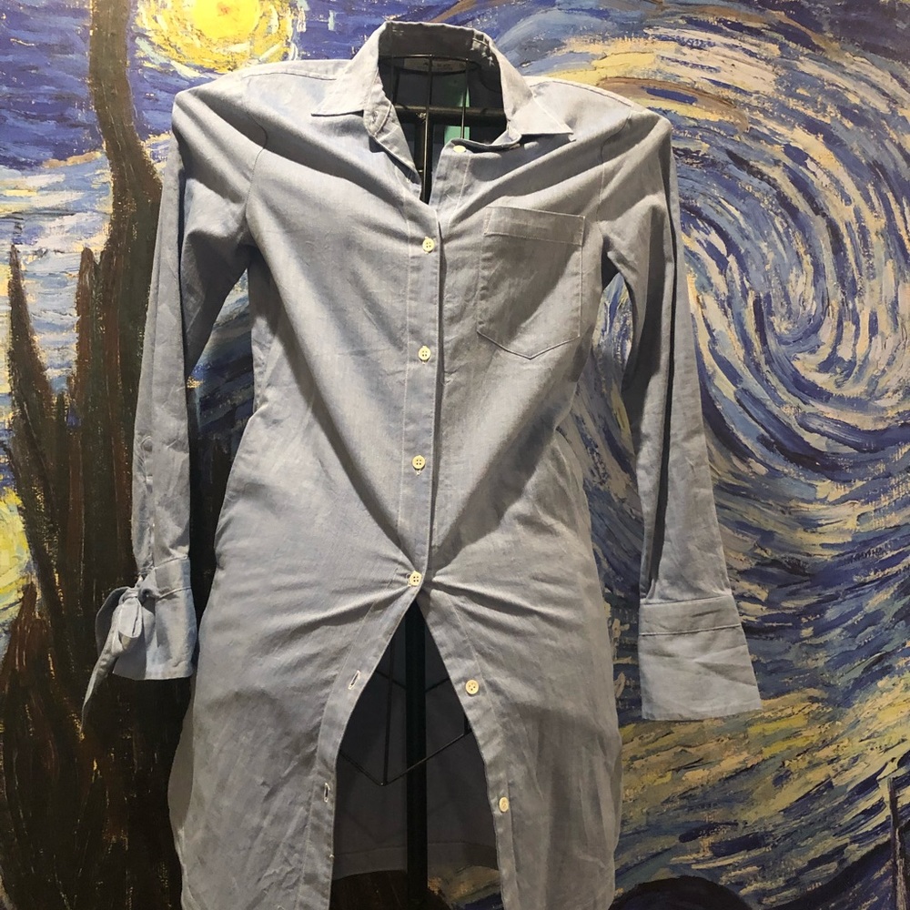 Also chambray shirt dress